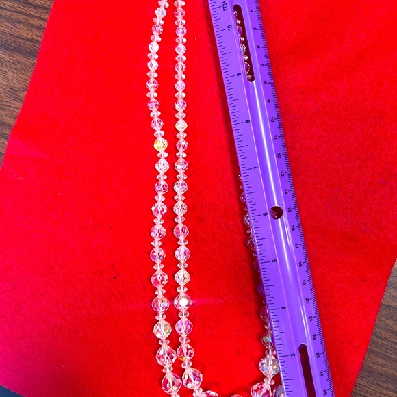 Vintage Aurora Borealis Crystal Necklace - Picture 5 of 5